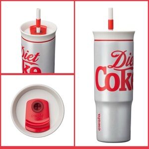 Owala 24oz Special Edition CLASSIC DIET COKE Stainless Steel Straw Tumbler